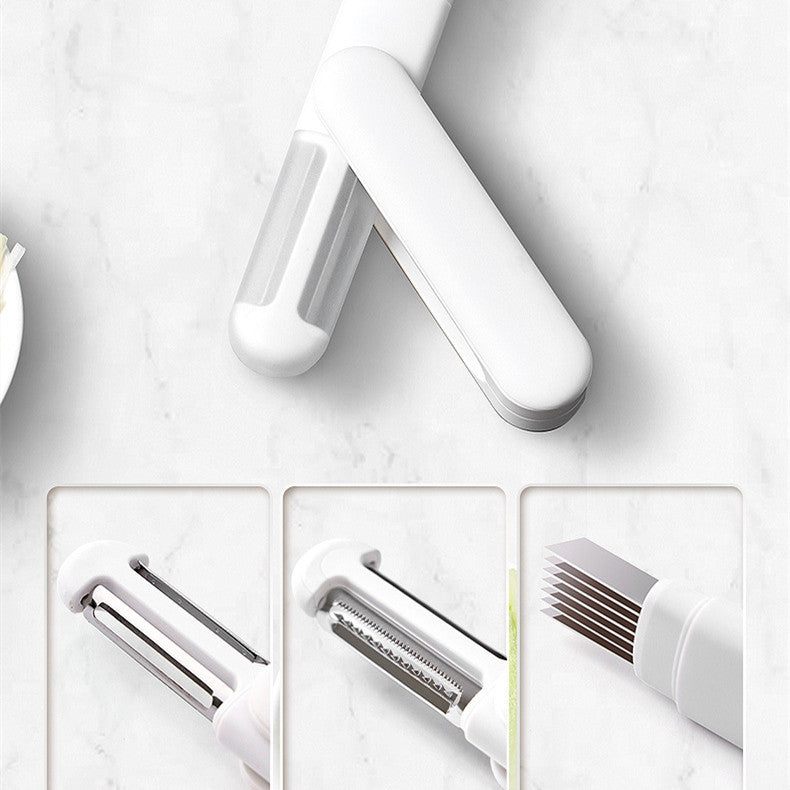 Multi-Functional Stainless Steel Peeler