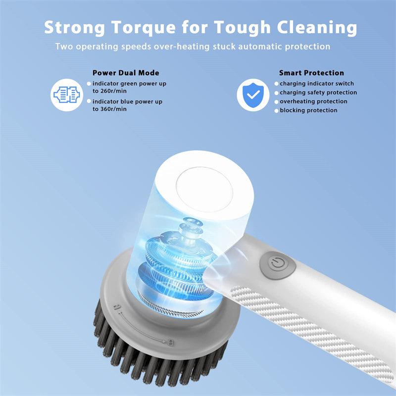 Portable Cordless Cleaning Brush