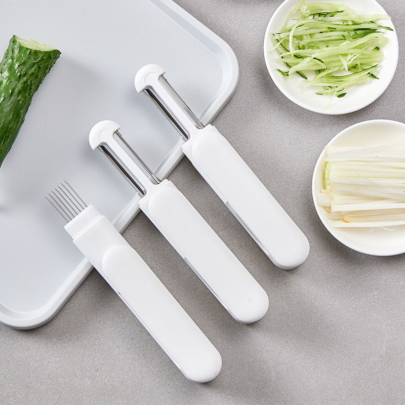 Multi-Functional Stainless Steel Peeler